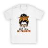 Multiple Sclerosis Awareness Messy Bun MS Warrior T-Shirt