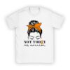 Multiple Sclerosis Awareness Messy Bun MS Warrior T-Shirt