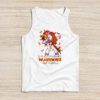 Multiple Sclerosis Warriors Magical Unicorn Orange Ribbon Tank Top
