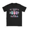 My Favorite Peep Call Me Teacher Groovy Happy Easter Day T-Shirt