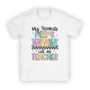 My Favorite Peep Call Me Teacher Groovy Happy Easter Day T-Shirt