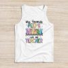 My Favorite Peep Call Me Teacher Groovy Happy Easter Day Tank Top
