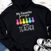 My Favorite Peep Call Me Teacher Hoodie Happy Easter Day Hoodie