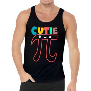 Pi Day Shirt Women Kids Men Toddler Math Teacher Cutie Pi Tank Top 3 5