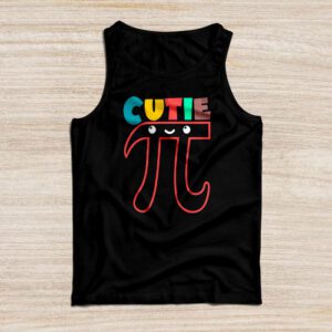 Pi Day Shirt Women Kids Men Toddler Math Teacher Cutie Pi Tank Top