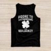 Prone To Shenanigans And Malarkey St Patricks Day Men Women Tank Top