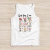 Retro God Says I Am Christian Jesus Happy Easter Day Bunny Tank Top