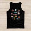 Retro God Says I Am Christian Jesus Happy Easter Day Bunny Tank Top