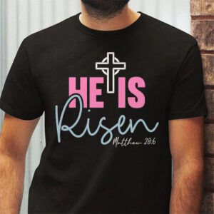 Retro Groovy He Is Risen Floral Jesus Easter Day Christians T Shirt 2 4