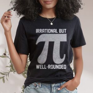 Retro Irrational But Well Rounded Pi Day Celebration Math T Shirt 1 2