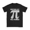 Retro Irrational But Well Rounded Pi Day Celebration Math T-Shirt