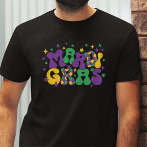 Retro Masquerade Mardi Gras Groovy Beads Parade Costume T Shirt 2 1