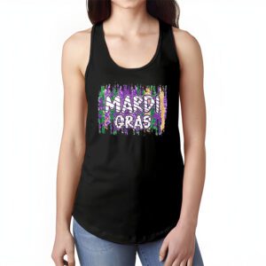 Retro Masquerade Mardi Gras Groovy Beads Parade Costume Tank Top 1 2