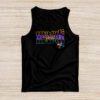 Retro Masquerade Mardi Gras Groovy Beads Parade Costume Tank Top