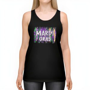 Retro Masquerade Mardi Gras Groovy Beads Parade Costume Tank Top 2 2