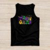Retro Masquerade Mardi Gras Groovy Beads Parade Costume Tank Top