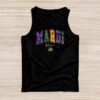 Retro Masquerade Mardi Gras Groovy Beads Parade Costume Tank Top