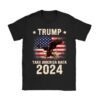 Retro Trump 2024 Take America Back American Flag Trump 2024 T-Shirt