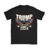 Retro Trump 2024 Take America Back American Flag Trump 2024 T-Shirt