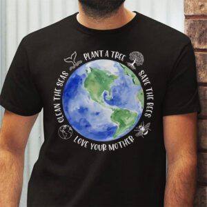 Save Bees Rescue Animals Recycle Plastic Earth Day T Shirt 2