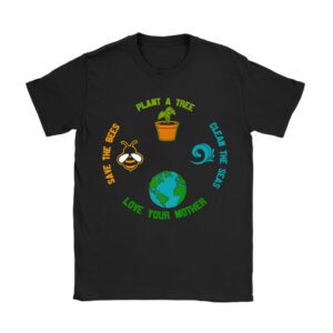 Save Bees Rescue Animals Recycle Plastic Earth Day T-Shirt