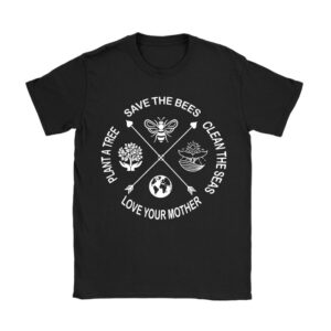 Save Bees Rescue Animals Recycle Plastic Earth Day T-Shirt