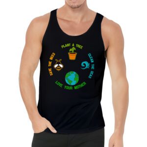 Save Bees Rescue Animals Recycle Plastic Earth Day Tank Top 3 3