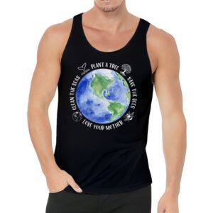 Save Bees Rescue Animals Recycle Plastic Earth Day Tank Top 3