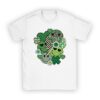 Shamrock Smile Face Disco Retro Groovy St Patricks Day Lucky T-Shirt