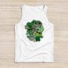 Shamrock Smile Face Disco Retro Groovy St Patricks Day Lucky Tank Top