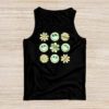 Shamrock Smile Face Disco Retro Groovy St Patricks Day Lucky Tank Top