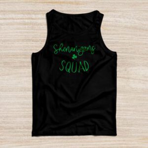 Shenanigans Squad Funny St. Patrick's Day Matching Group Tank Top