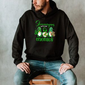 Shenanigans With My Gnomies Shamrock Happy St Patricks Day Hoodie 2 2