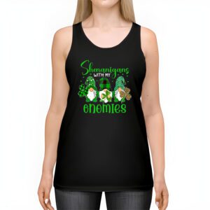 Shenanigans With My Gnomies Shamrock Happy St Patricks Day Tank Top 2 2