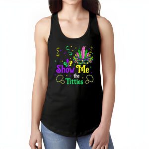 Show Me The Titties Funny Mardi Gras Festival Party Costume Tank Top 1 2