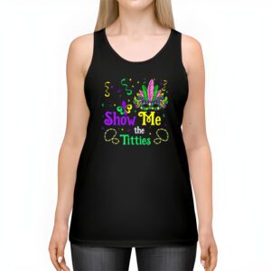 Show Me The Titties Funny Mardi Gras Festival Party Costume Tank Top 2 2