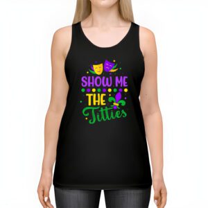 Show Me The Titties Funny Mardi Gras Festival Party Costume Tank Top 2 4