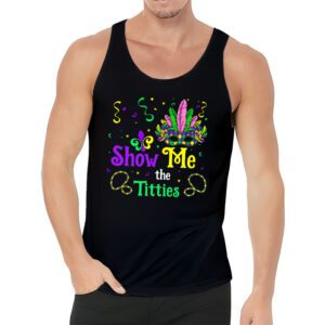 Show Me The Titties Funny Mardi Gras Festival Party Costume Tank Top 3 2