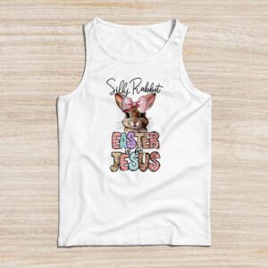 Silly Rabbit Easter Is For Jesus Christian Kids T Shirt Tank Top