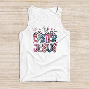 Silly Rabbit Easter Is For Jesus Christian Kids T Shirt Tank Top