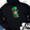 St Patricks Day Cat Shamrock For Men Women Celebration Cool Hoodie