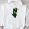 St Patricks Day Cat Shamrock For Men Women Celebration Cool Hoodie