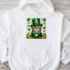 St Patricks Day Cat Shamrock For Men Women Celebration Cool Hoodie