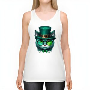 St Patricks Day Cat Shamrock For Men Women Celebration Cool Tank Top 2 3