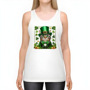 St Patricks Day Cat Shamrock For Men Women Celebration Cool Tank Top 2 4