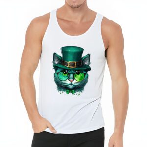 St Patricks Day Cat Shamrock For Men Women Celebration Cool Tank Top 3 3