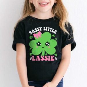 St Patricks Day Shirt Sassy Little Lassie Kids Toddler Girl T Shirt 1 5