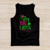 St Patricks Day Shirt Sassy Little Lassie Kids Toddler Girl Tank Top