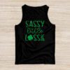 St Patricks Day Shirt Sassy Little Lassie Kids Toddler Girl Tank Top