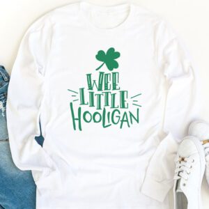 St Patricks Day Shirt Wee Little Hooligan Teen Boy Toddler Longsleeve Tee 1 2